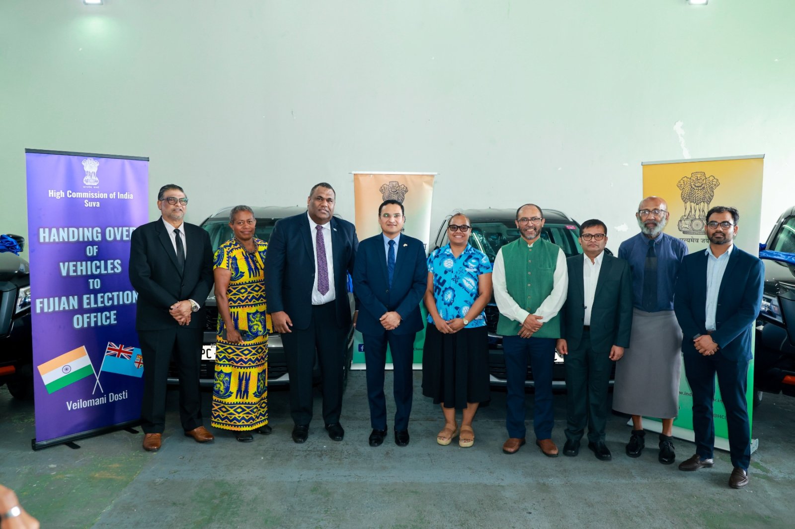 Handing over of Vehicles to Fijian Elections Office - 07 August 2026