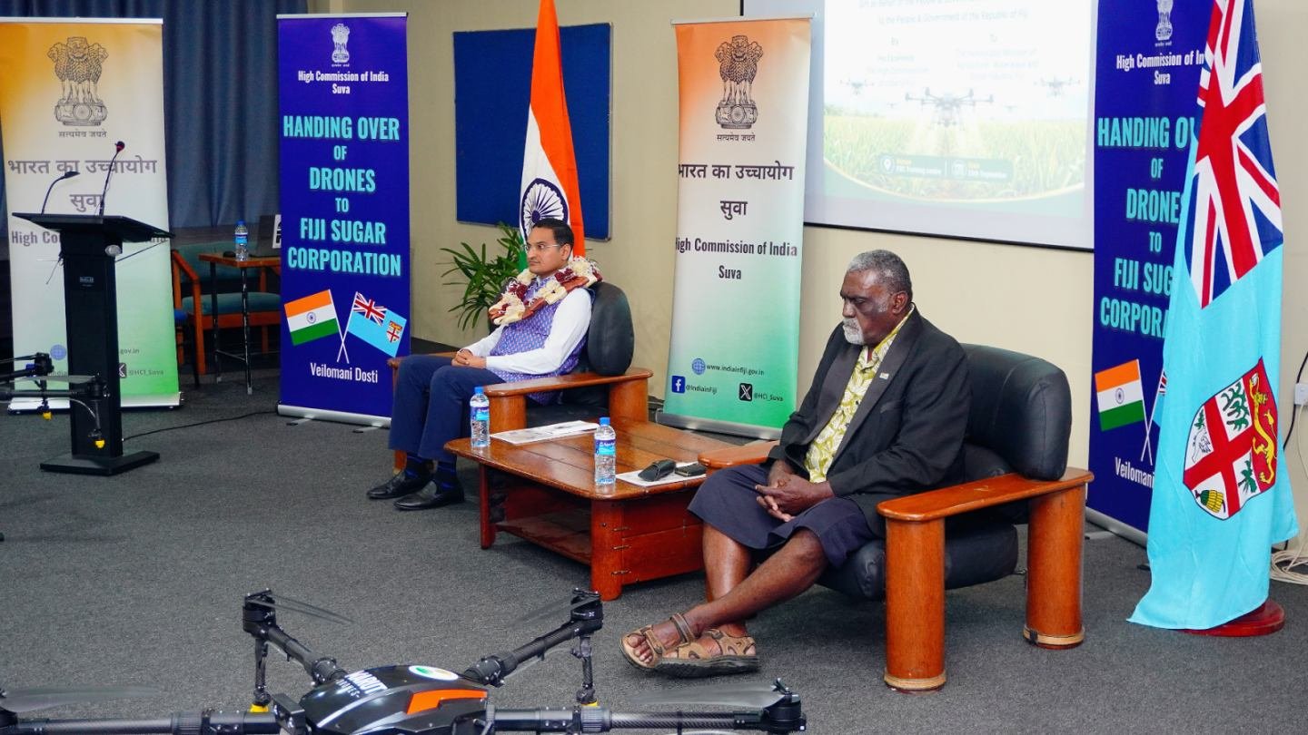 Handover of 12 Drones to Fiji’s Ministry of Agriculture