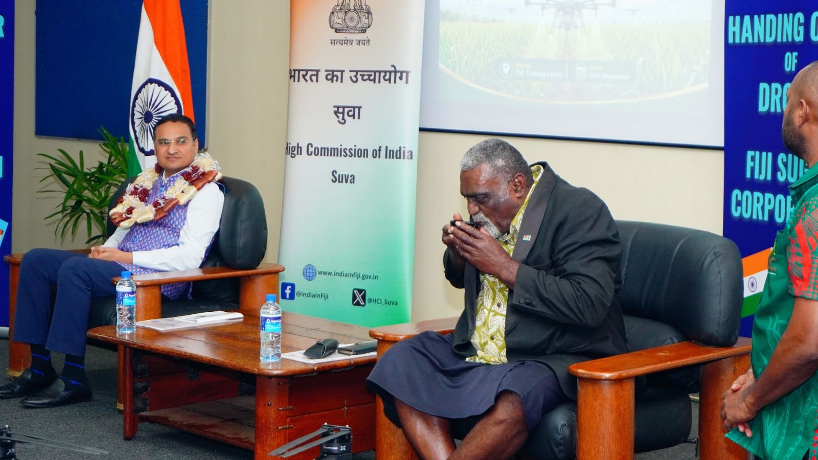Handover of 12 Drones to Fiji’s Ministry of Agriculture