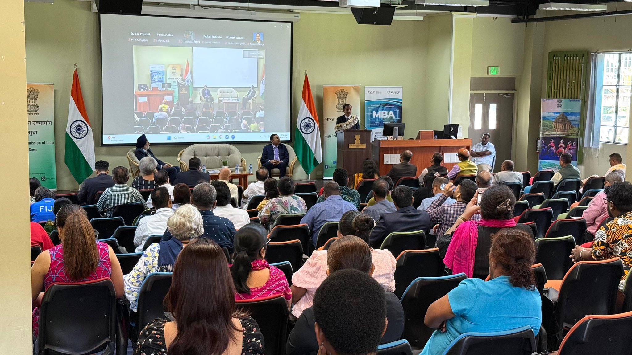 Visit of Professor (Dr.) Bimal N. Patel, Vice Chancellor of Rashtriya Raksha University to Fiji