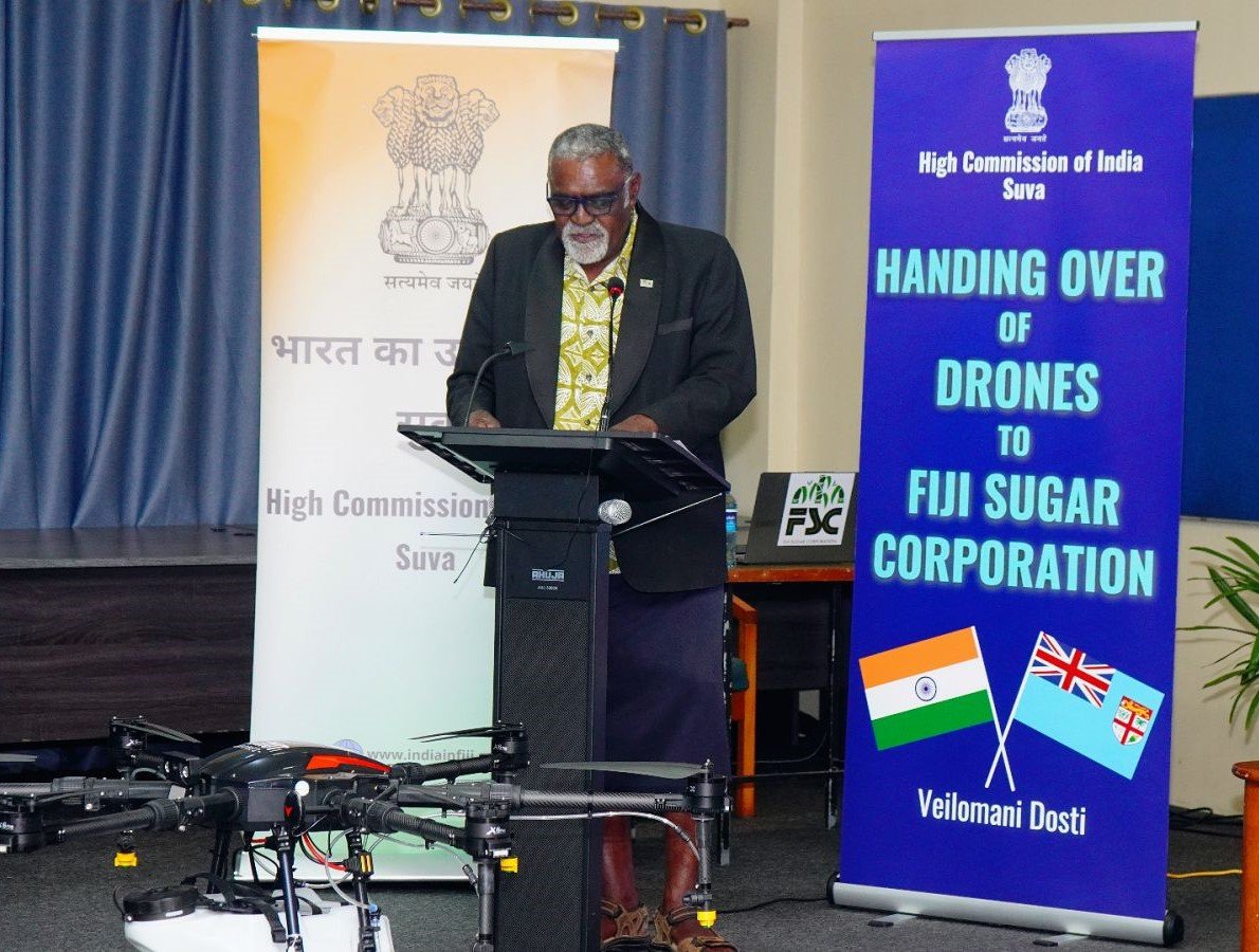 Handover of 12 Drones to Fiji’s Ministry of Agriculture