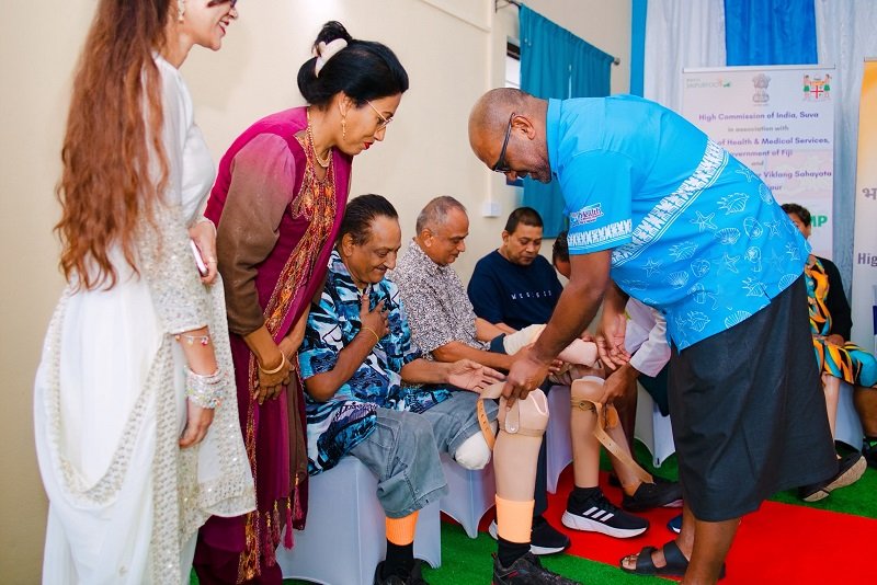 Inauguration of Jaipur Foot Camp in Fiji to bring mobility and renewed hope