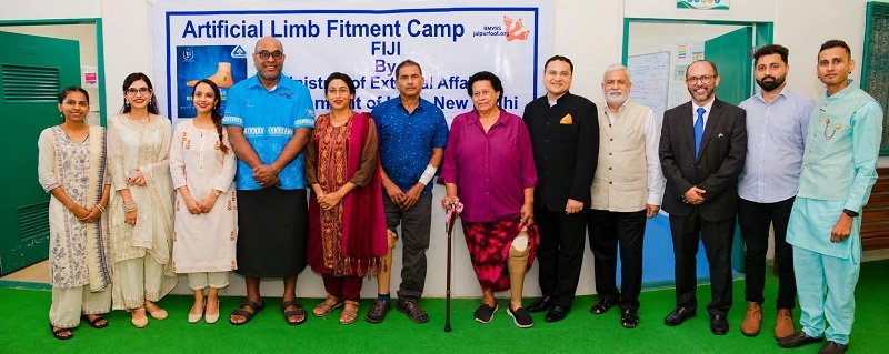 Inauguration of Jaipur Foot Camp in Fiji to bring mobility and renewed hope