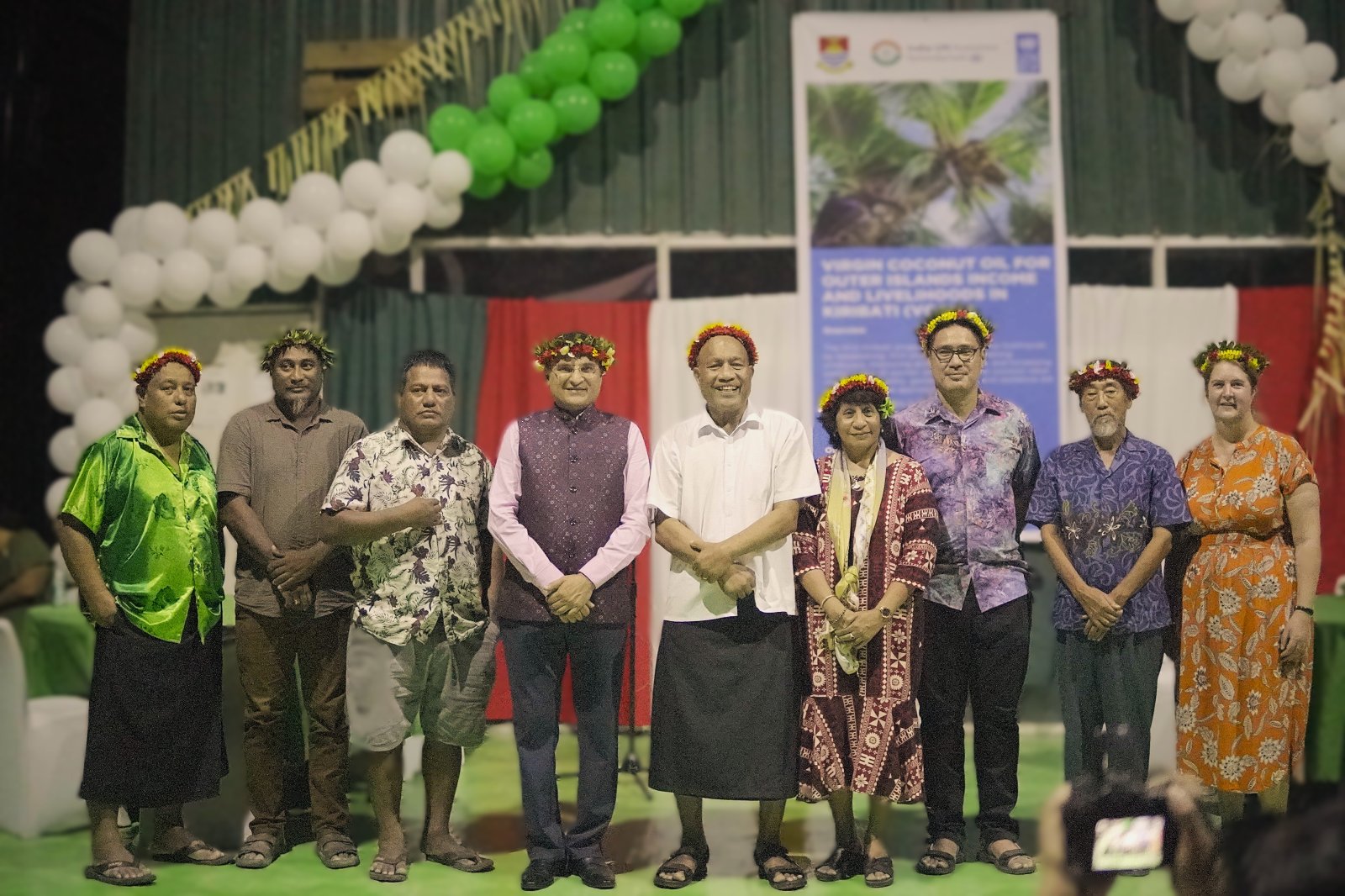 Launch of the Virgin Coconut Oil (VCO) Project in the outer islands of Kiribati