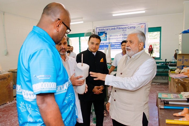 Inauguration of Jaipur Foot Camp in Fiji to bring mobility and renewed hope