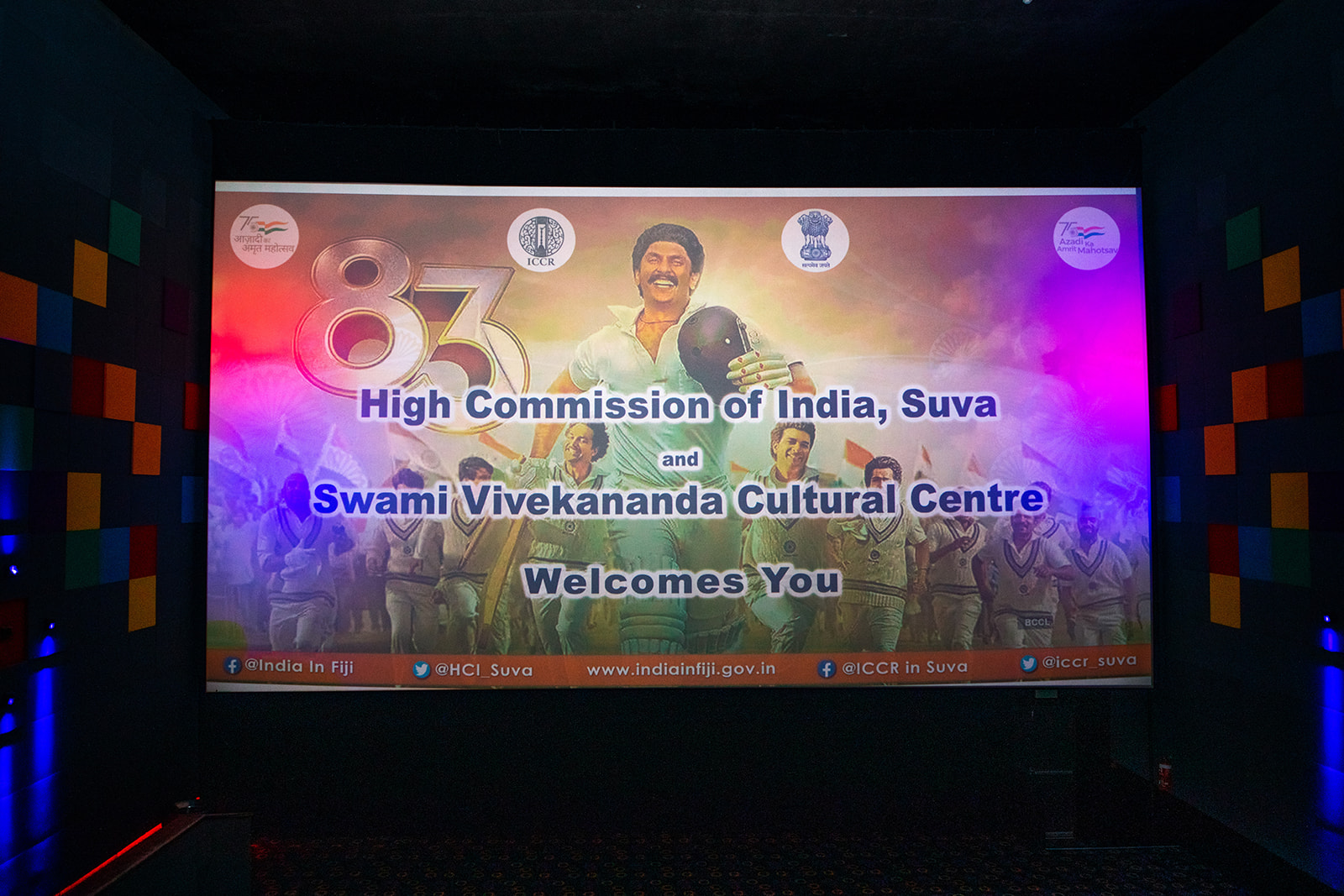 Screening of Blockbuster Movie "83"  Azadi Ka Amrit Mahotsav - 11.02.2022