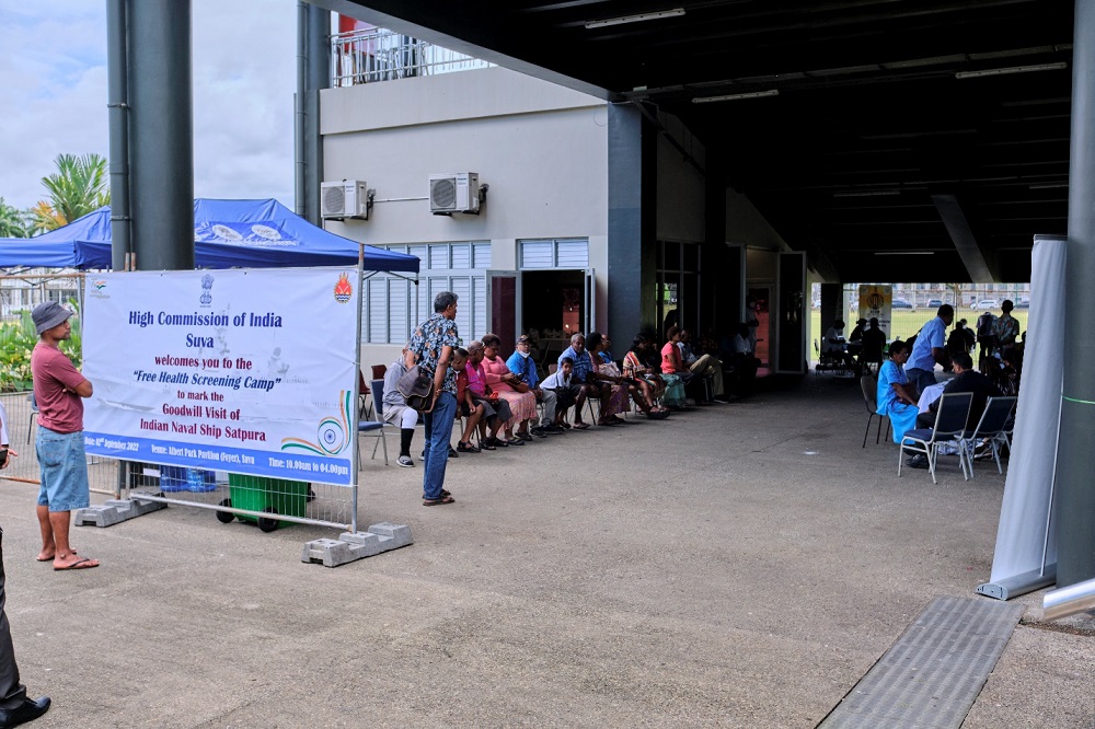 Health Screening Camp at Albert Park, Suva