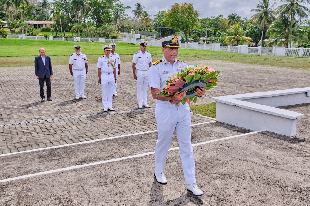 Laying of Wreath at the National War Memorial, Suva