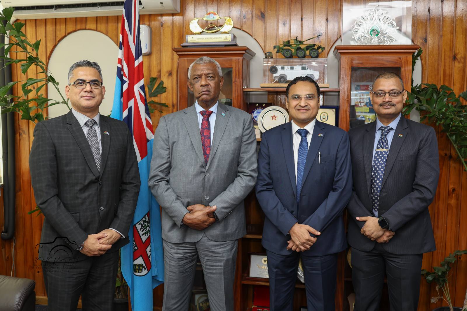 Visit of Defence Delegation for JWG in Fiji 
