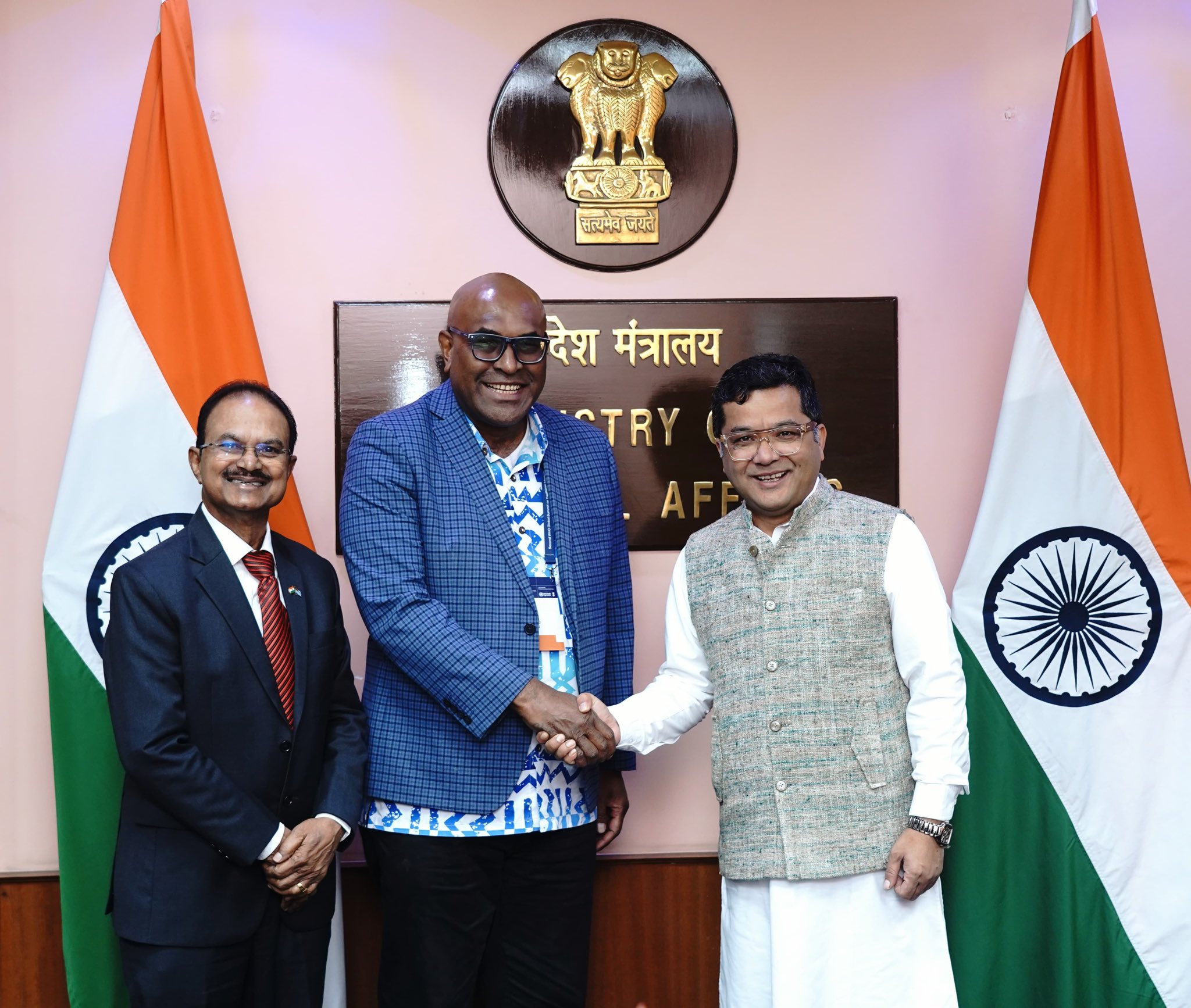 Visit of Fijian Health Minister Ratu Atonio Lalabalavu to India 